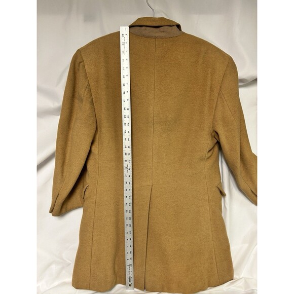 VTG Silver Trumpeter By Hart Schaffner Marx Women's S? 100% Camel Coat Classic - Picture 10 of 10